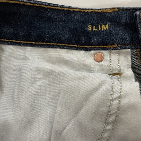 American Eagle SLIM Jeans Men’s Size 29x34 Blue Dark Wash Flex Stretch Denim - Picture 8 of 11